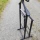 Valet black coat holder