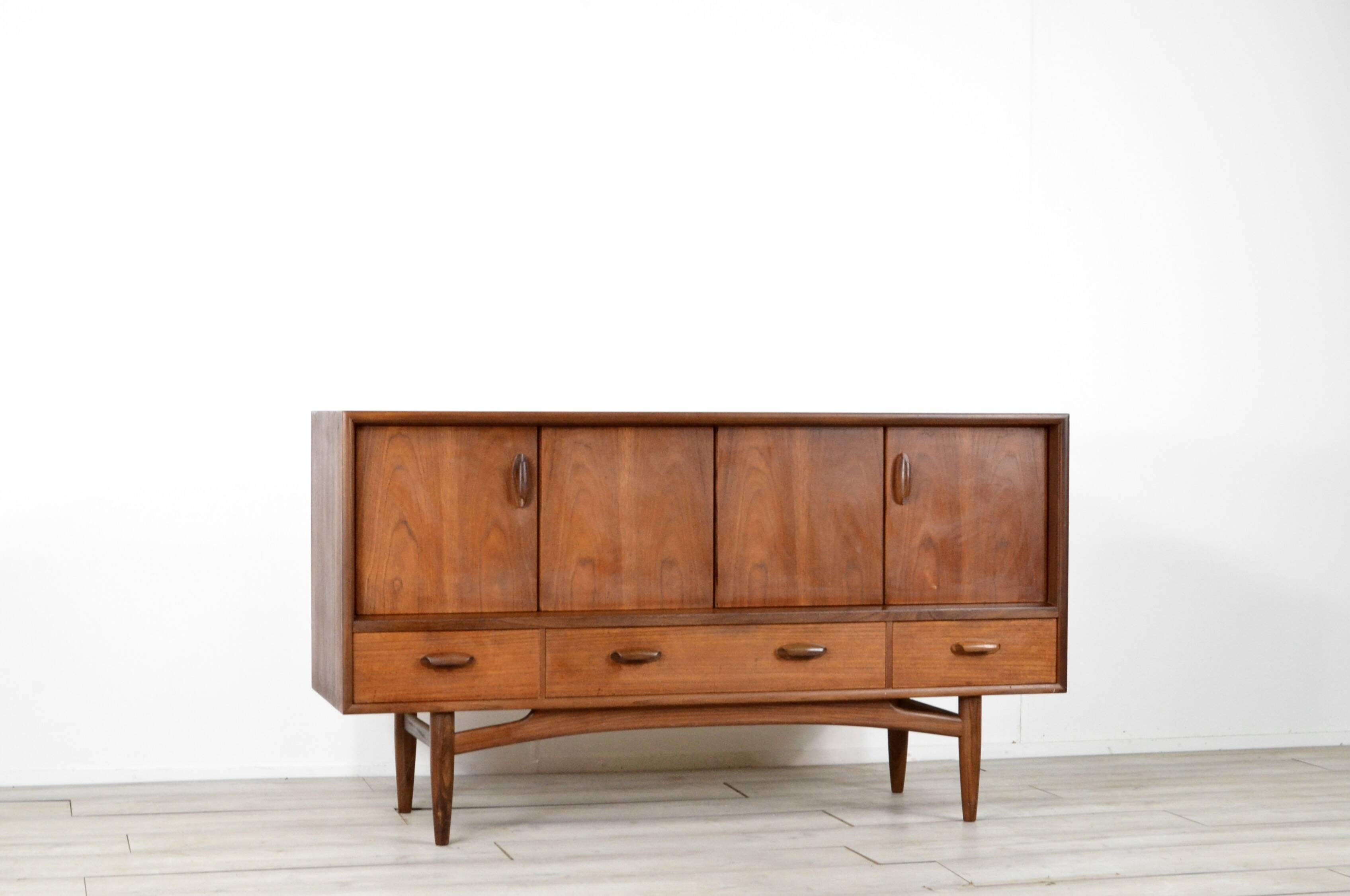 Midcentury G Plan Sideboard In Afromosia And Teak. Vintage Modern / Danish