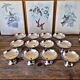 Vintage stainless steel ice cream cups by Guy Degrenne (up to 18 available)