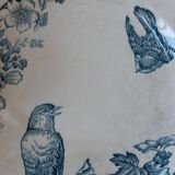 Set of 5 flat plates Iron Earth Longwy model ""