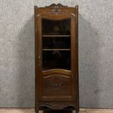 Louis XV style Provencal bonnetière in solid oak circa 1900