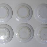 Iron earth 6 flat flower plates althaea