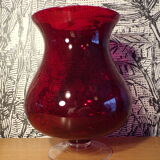 Vase en verre d'Empoli Ø23cm