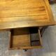 Table bureau noyer massif