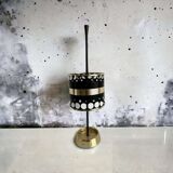 Vintage umbrella stand: black & gold