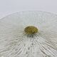Mid-century design centrepiece crystal and brass bowl, 1960s