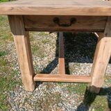 Farmhouse table with bench