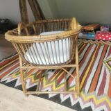 Rattan cradle