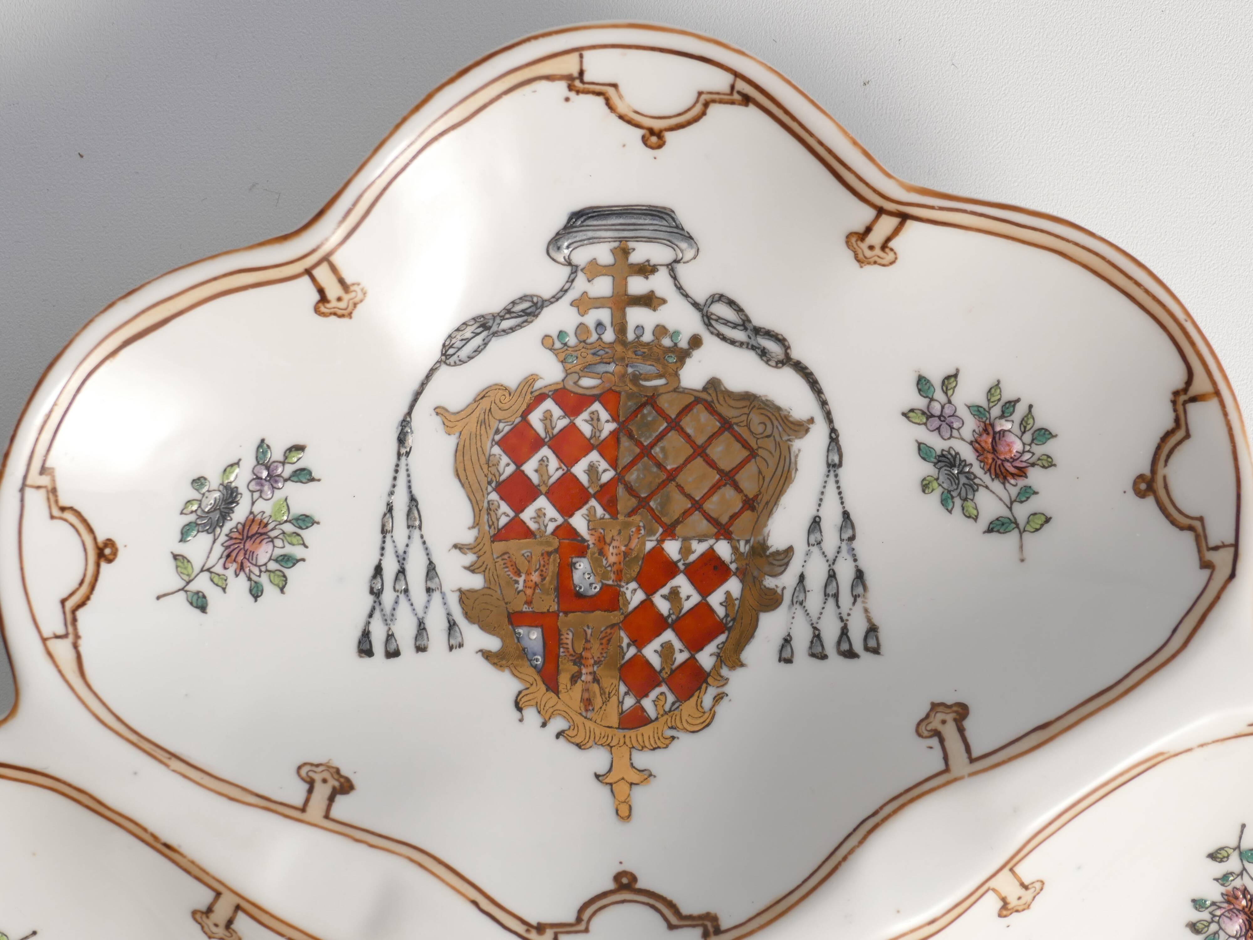 French Porcelain Divided Presentation Dish by House Of Toussi Court
