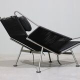 Flag Halyard Lounge Chairs by Hans Wegner