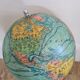 Former globe world map Geographer Joseph Forest Paris wood XIXth