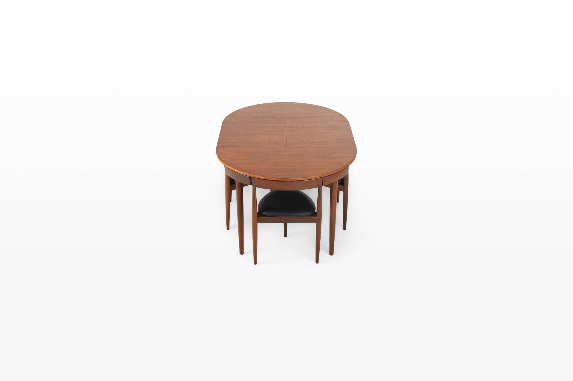 Roundette dining set by Hans Olsen for Frem Rojle, Denmark 1950s