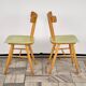 Set of 2 Beech Chairs, 1960s, Czechoslovakia