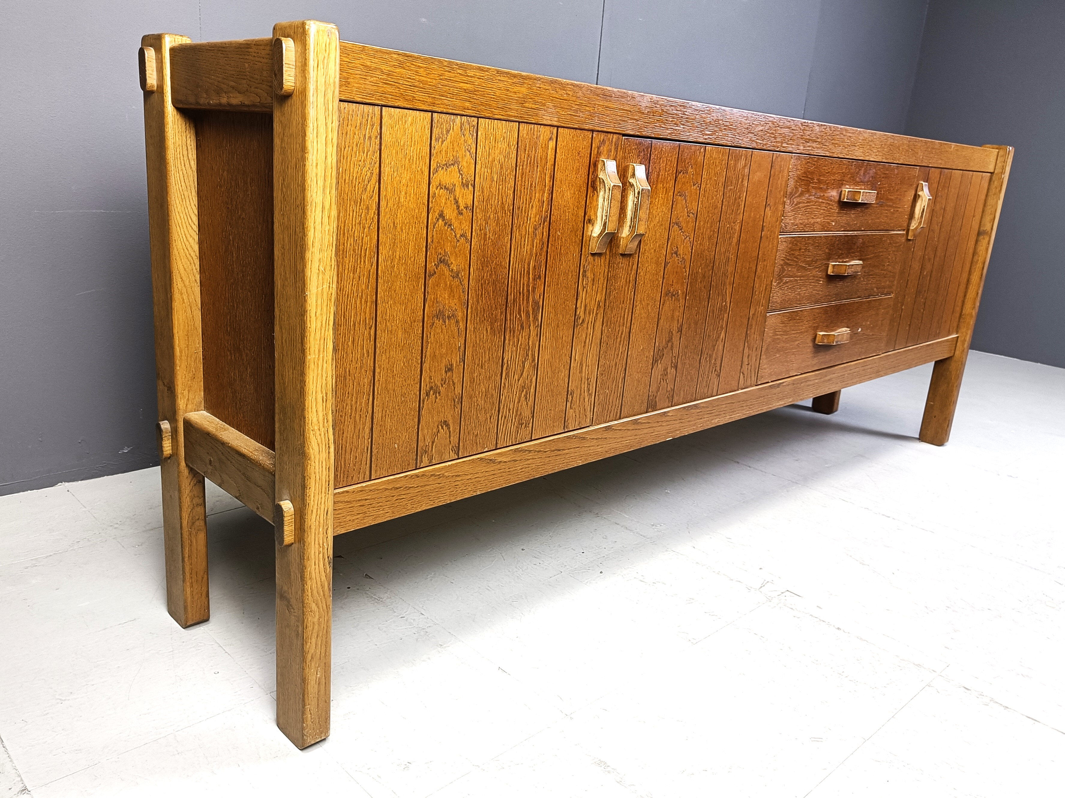 Vintage oak sideboard, 1960s