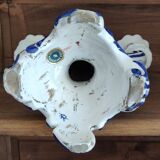 Delft swallow earthenware candlestick early 20th century