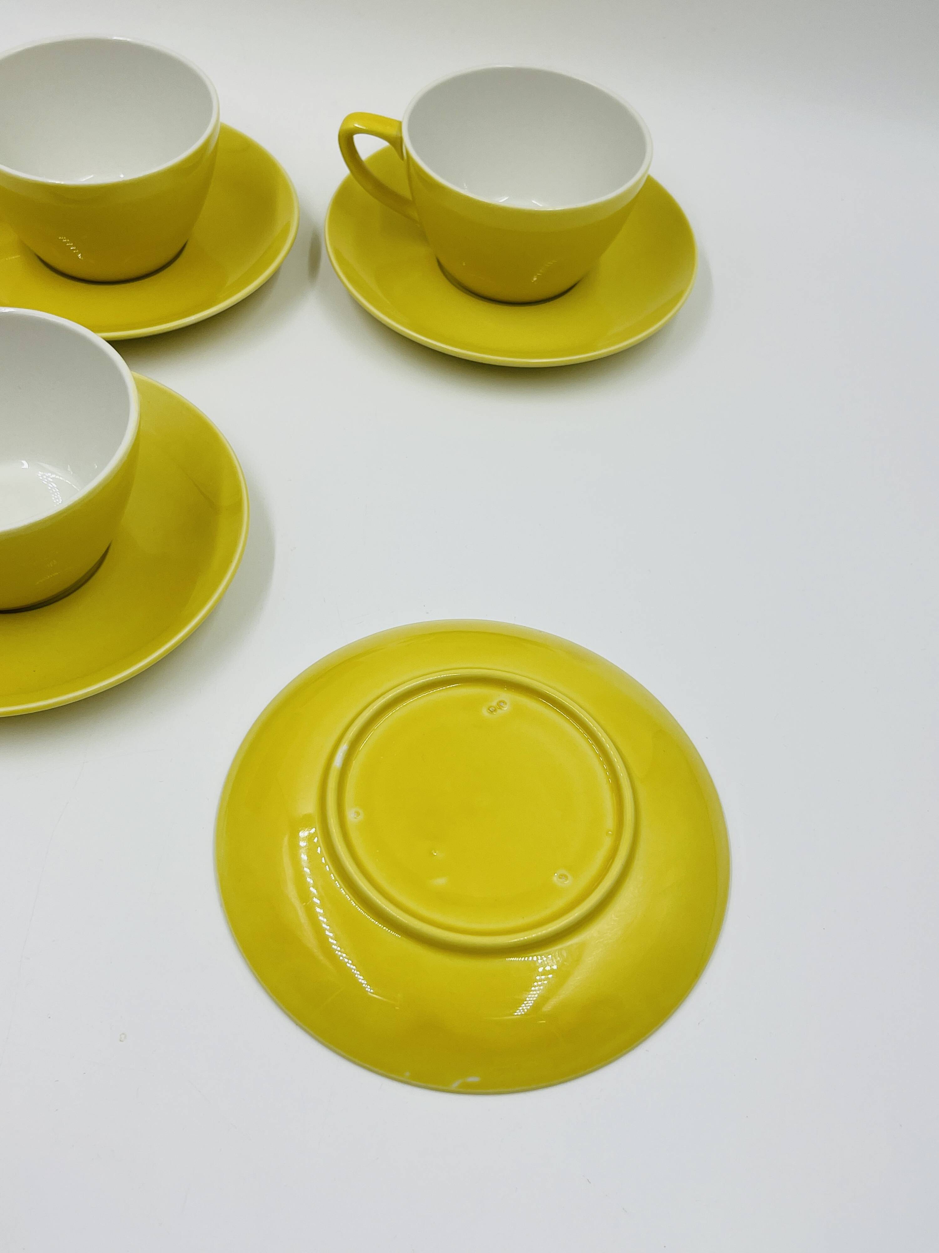 Set of 4 cups and saucers Villeroy & Boch