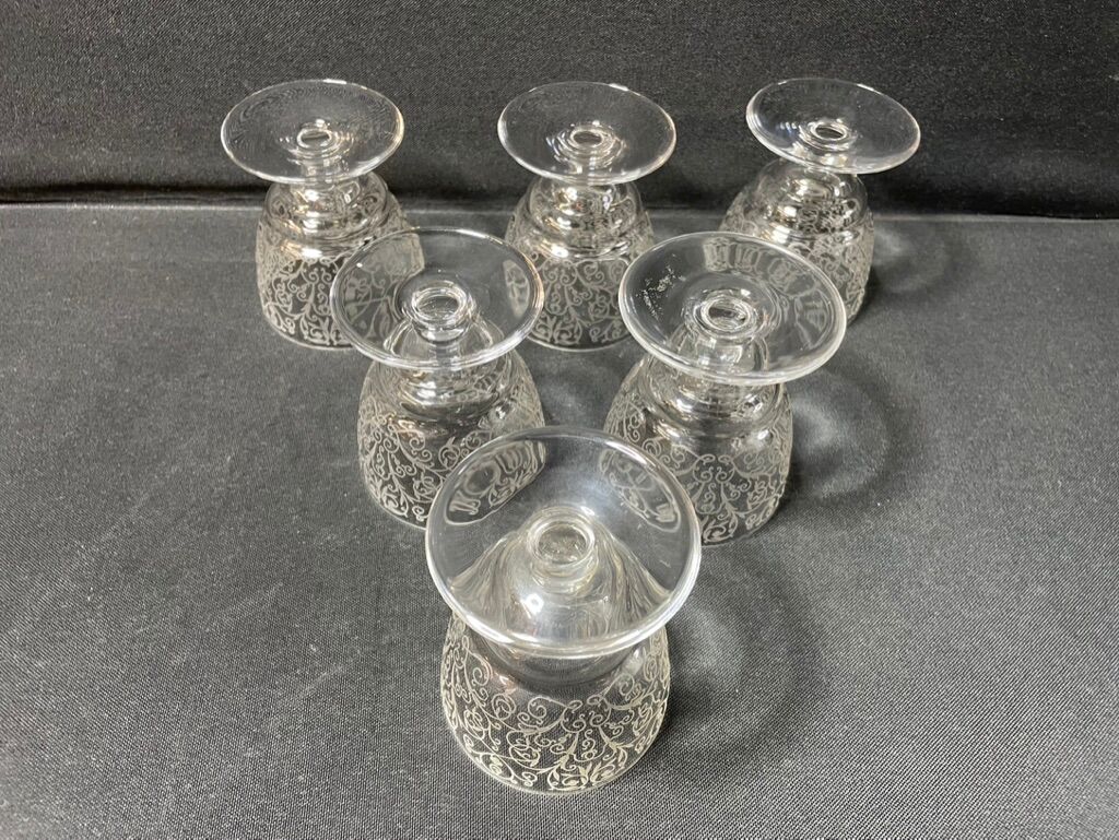 Porto glass Baccarat Lulli art deco service