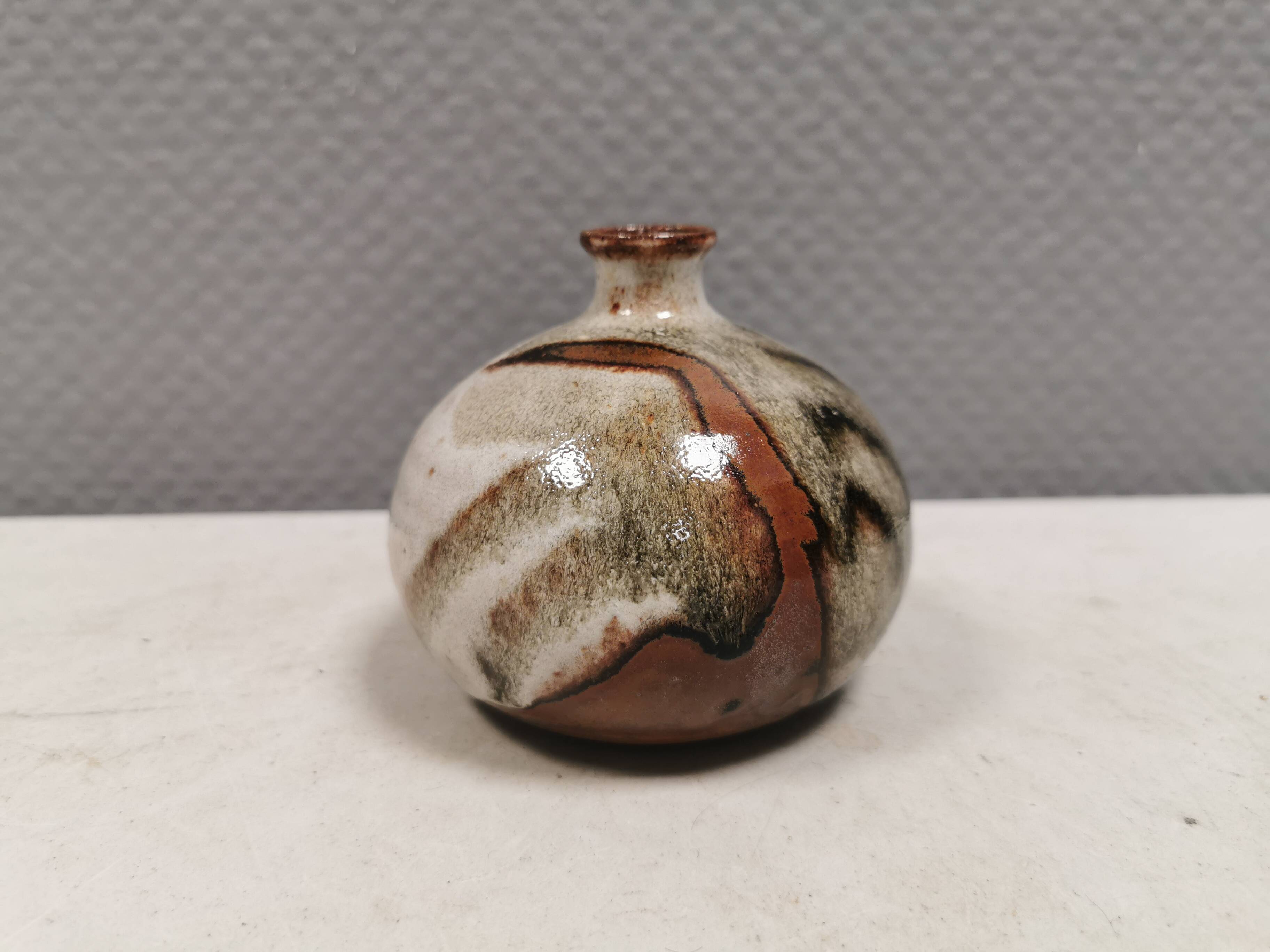 Miniature vase from Danish Waldorff ceramics 1970-80s.