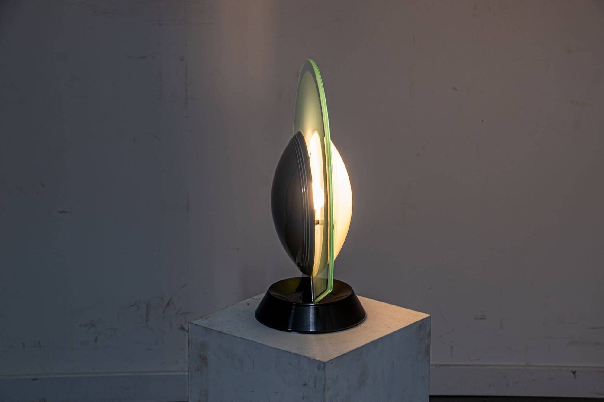 Tikal table lamp by P.G. Ramella for Arteluce, 1980s