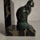 Art Deco Bookends Cat and Dog by Max Le Verrier