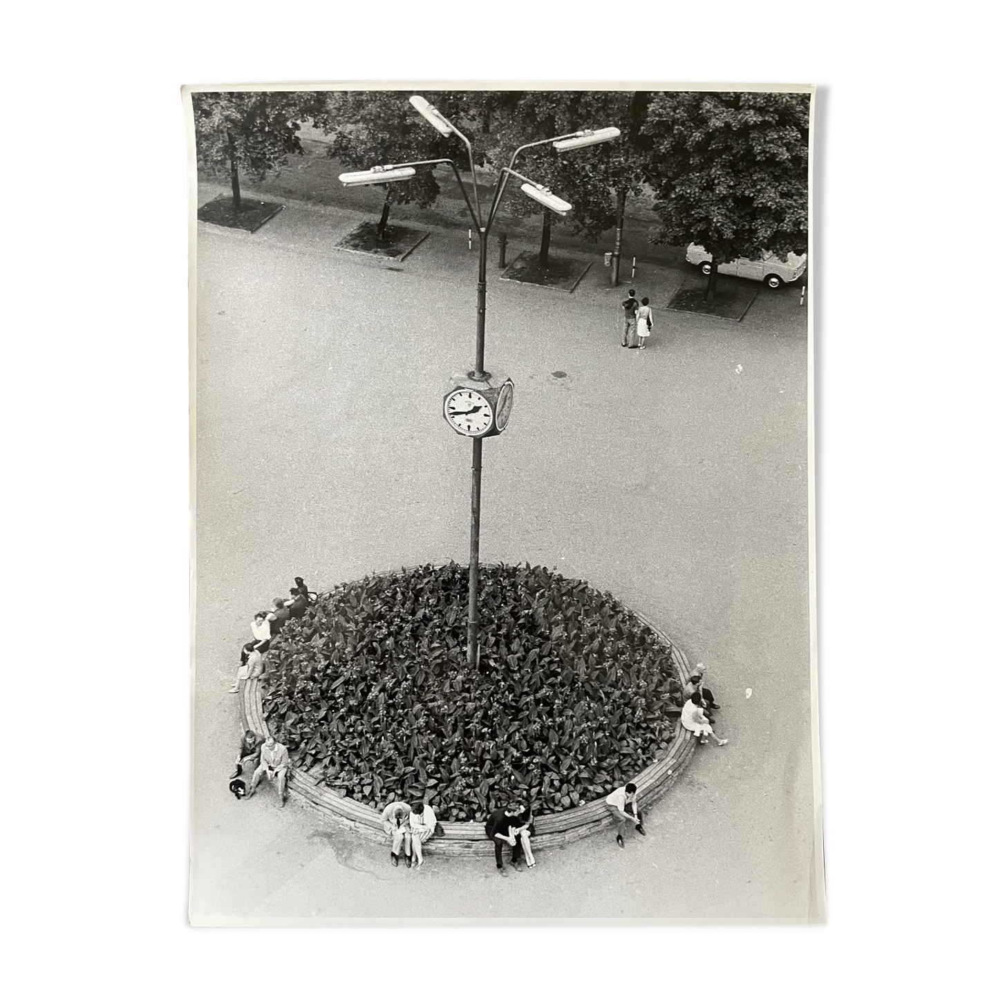 Photograph black and white silver print circa 1970