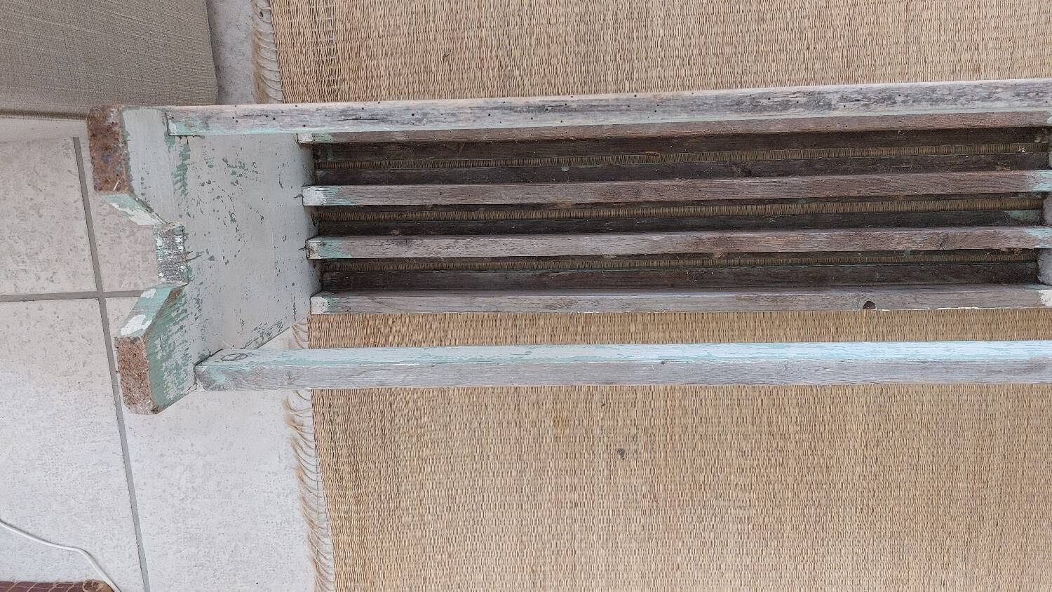 Antique bench with original patina