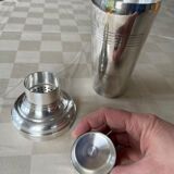 Silver metal shaker