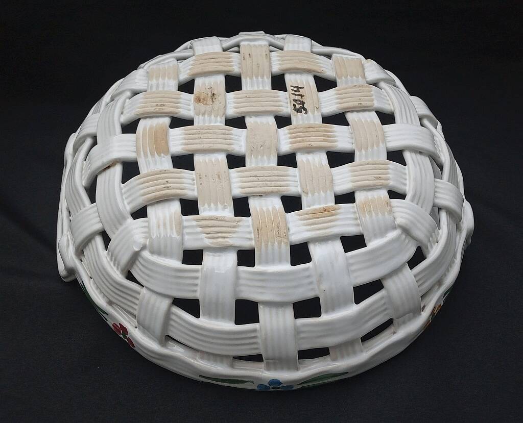 Handmade Ceramic Basket Italy
