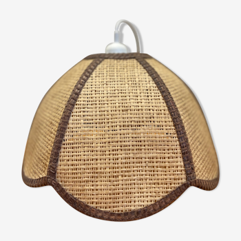 Rattan flower hanging lamp