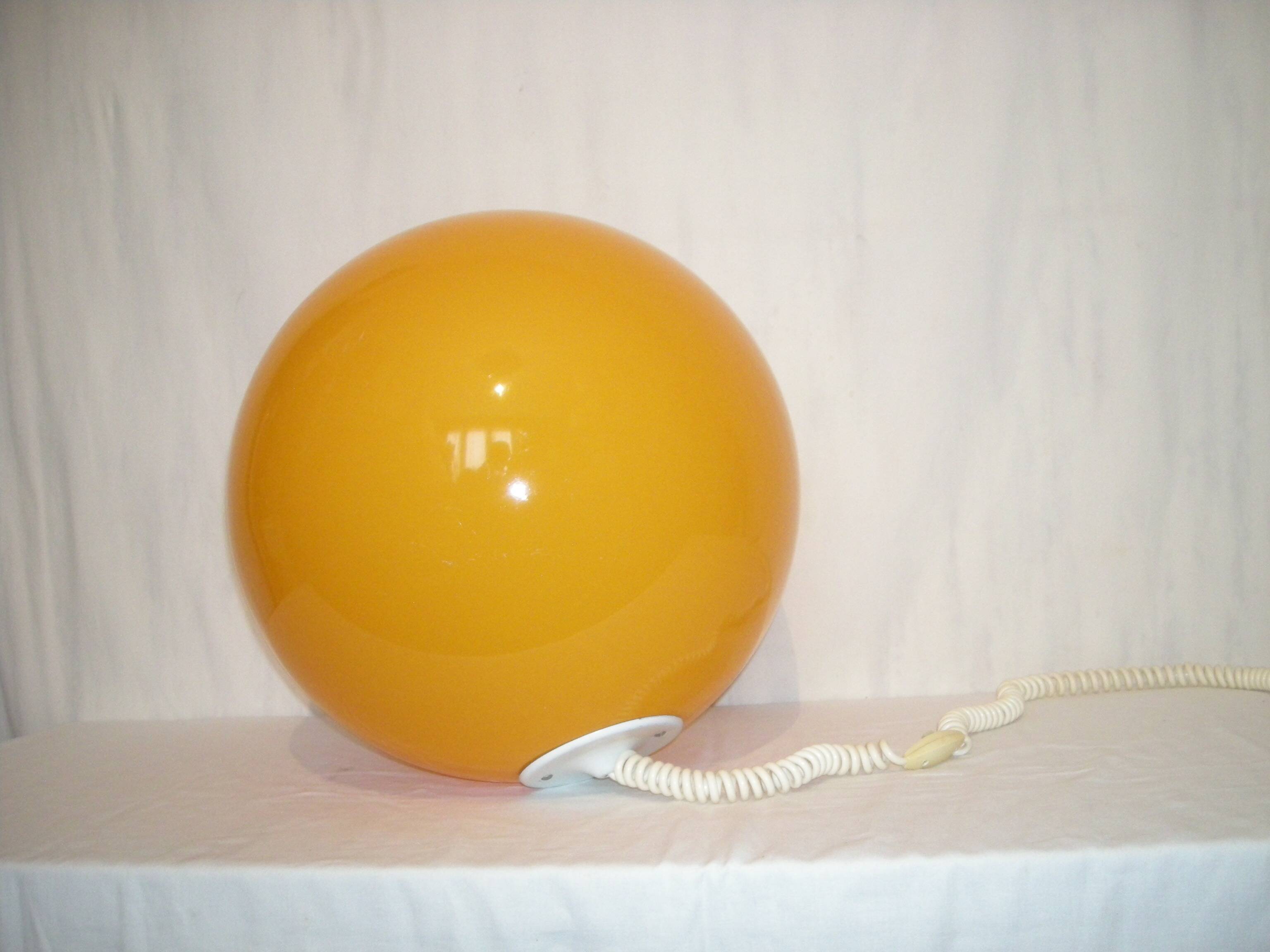 Floor ball lamp from the 60s - 70s
