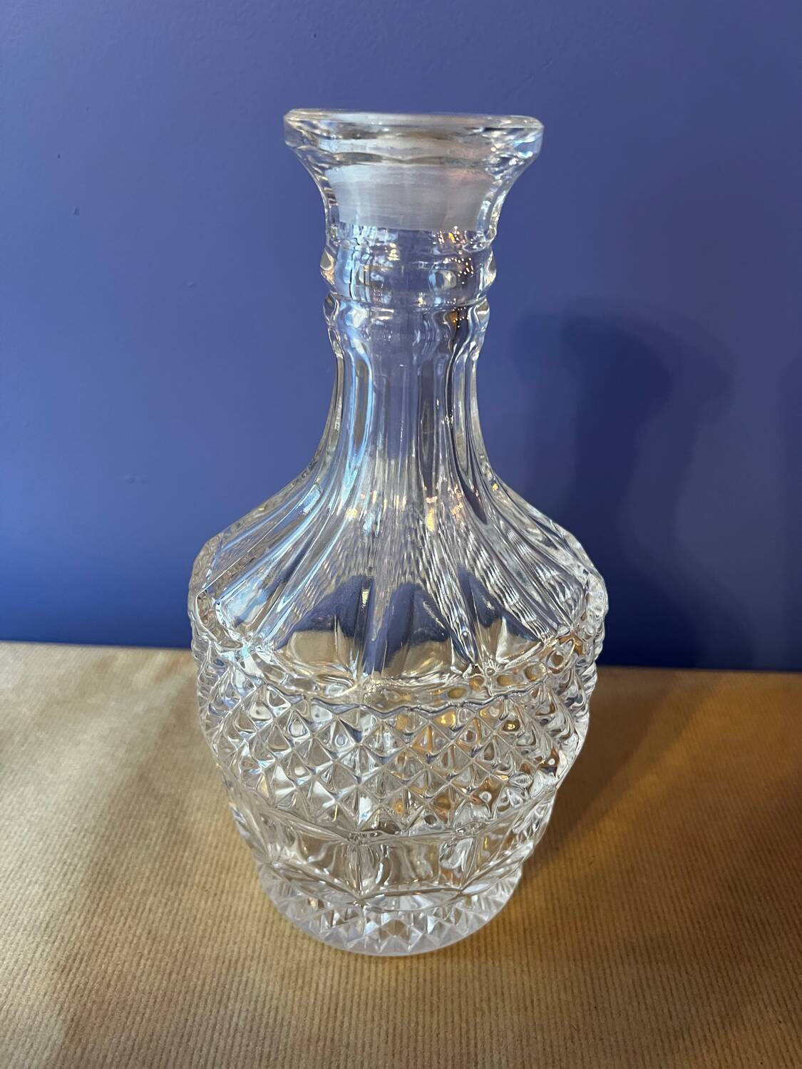 1940s crystal carafe