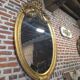 Oval mirror in Louis XV style, large model.