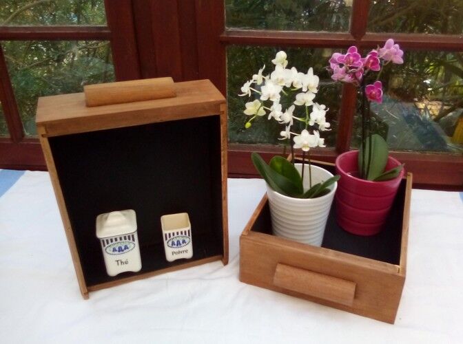 Set of 2 drawer boxes