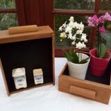 Set of 2 drawer boxes