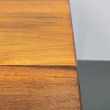 1960s Solid Teak Extendable Dining Table by Glostrup Mobelfabrik, Denmark