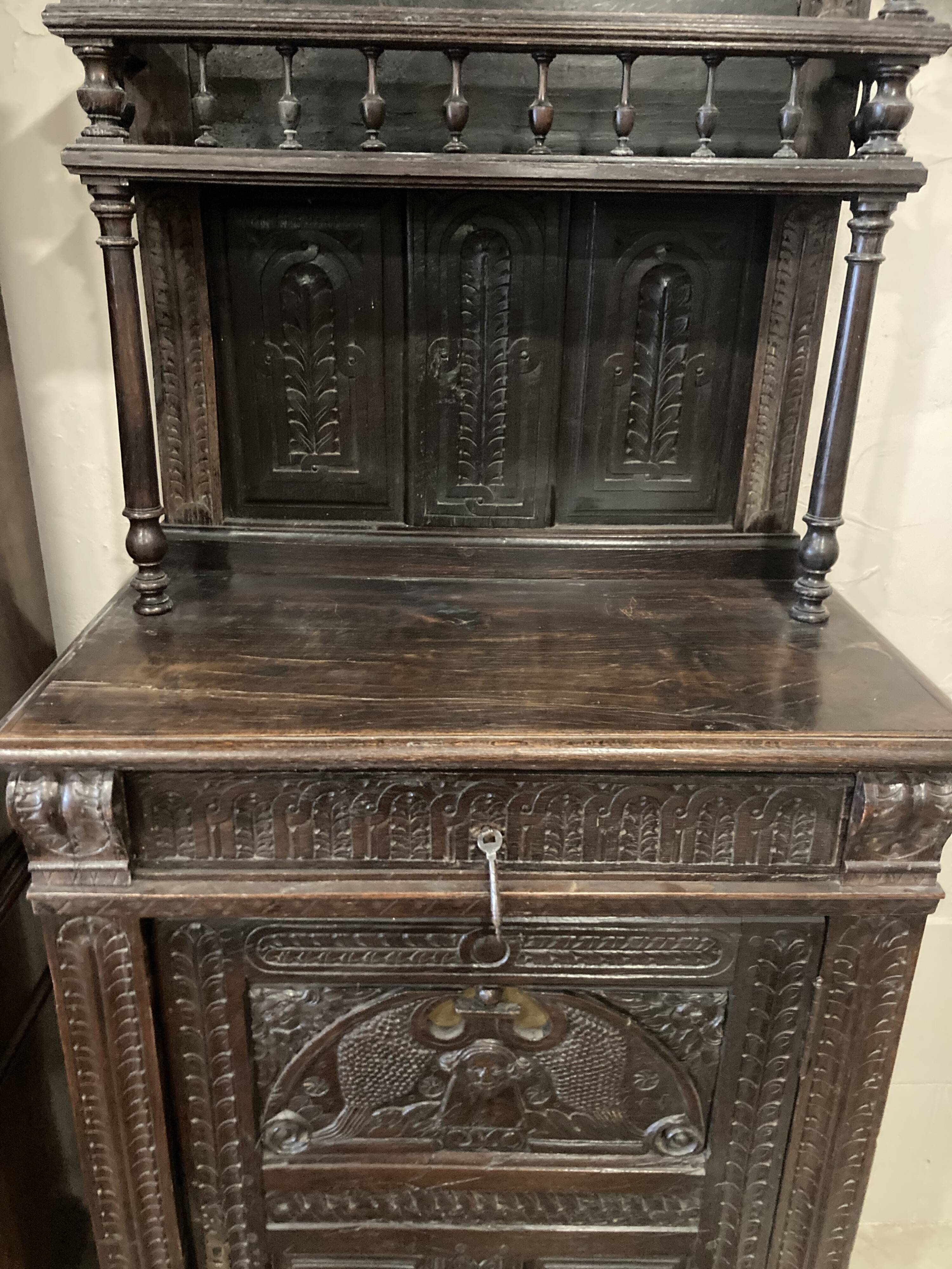 Gothic Renaissance buffet cellar