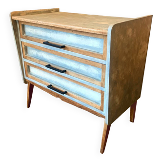 Bohemian style 3-drawer chest of drawers