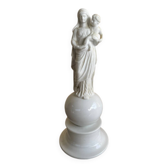 antique French bisque Madonna figurine