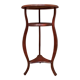 Varnished wood side table