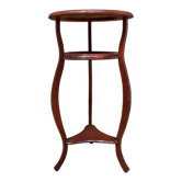 Varnished wood side table