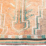 3x12 pale orange herki runner rug 99x380cm