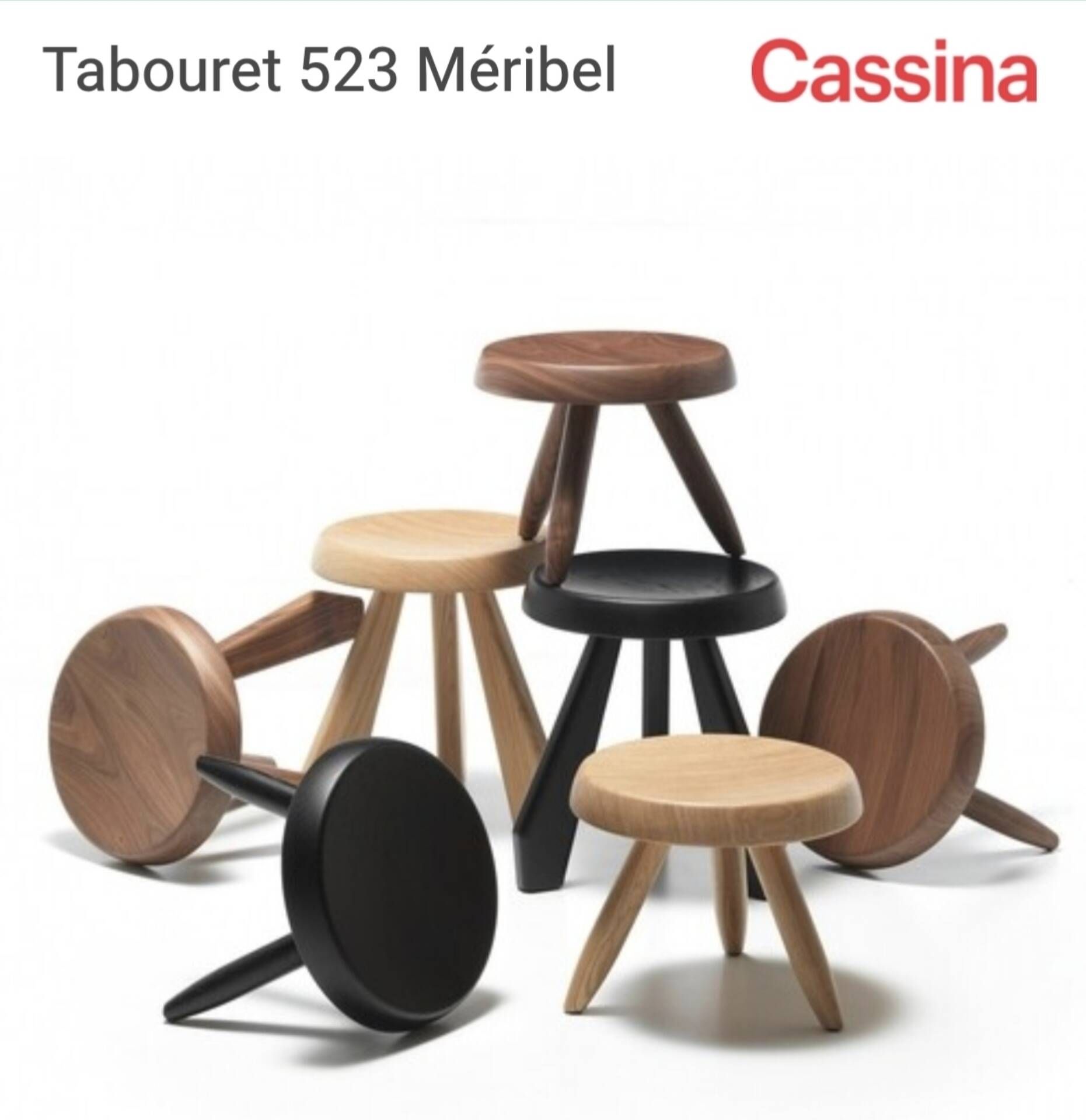 Tabouret Méribel Charlotte perriand