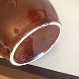 Vase vintage orange and Brown Fat Lava Scheurich