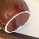 Vase vintage orange et marron Fat Lava Scheurich