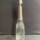 Carafe in cut crystal & silver frame