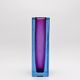 Murano Sommerso Vase Blue Purple Mandruzzato 20th Century - 27cm 3kg