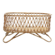 Vintage rattan cradle