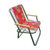 Fauteuil pliant de camping enfant vintage 70