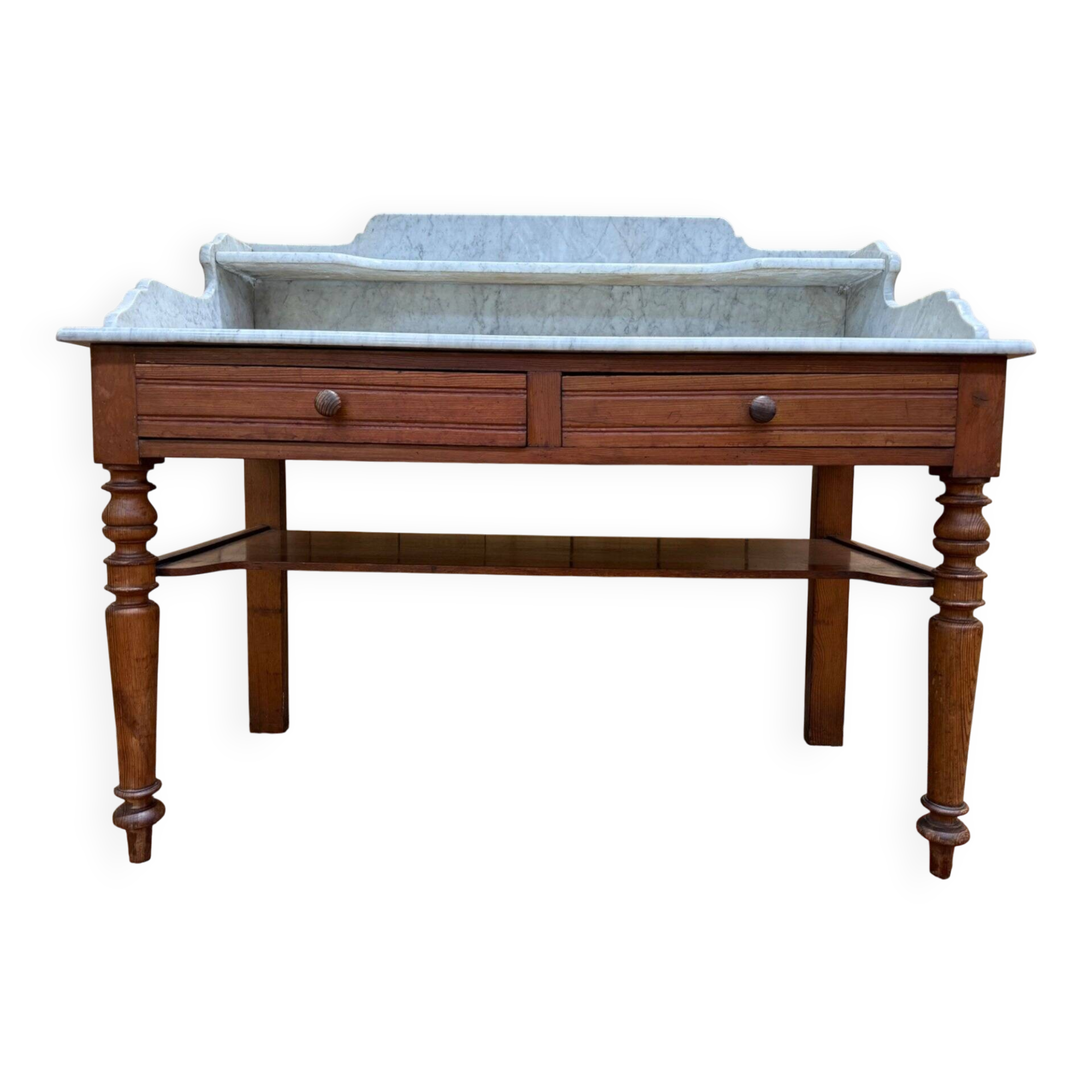 Grande table de toilette ou coiffeuse Louis Philippe