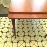 Danish dining table with built-in extension cords